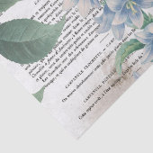 アンティークヴィンテージフラワーズブックページフランスのの切り離し 薄葉紙 (詳細)