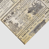 アンティークヴィンテージフランスの園芸アッドエフエメラ 薄葉紙 (詳細)