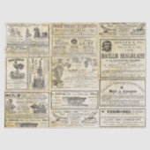 アンティークヴィンテージフランスの園芸アッドエフエメラ 薄葉紙 (正面)