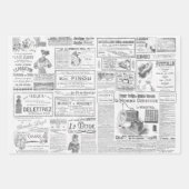 アンティークヴィンテージフランスのadsエフェメラ ラッピングペーパーシート (正面2)