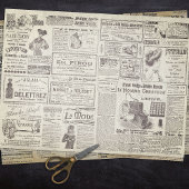 アンティークヴィンテージフランスのadsエフエマベージュ 薄葉紙