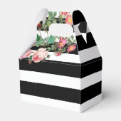 アンティークヴィンテージフローラストライプ&モノグラム フェイバーボックス (裏面サイド)