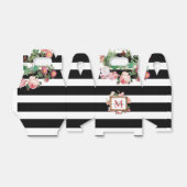 アンティークヴィンテージフローラストライプ&モノグラム フェイバーボックス (折り畳みなし)