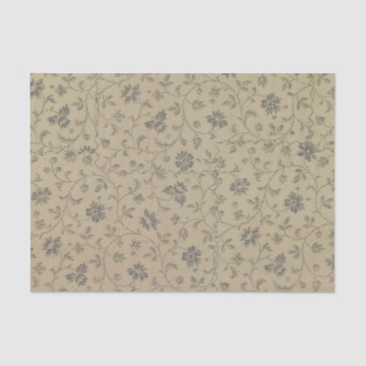 アンティークヴィンテージフローラ照合ティッシュペーパー 薄葉紙 (正面)