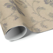 アンティークヴィンテージフローラ照合 ラッピングペーパー (ロールコーナー)