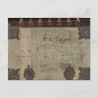 アンティークヴィンテージブックカバー(金属製ヒンジ付) ポストカード