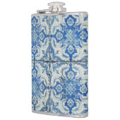 アンティークヴィンテージポルトガルのタイル模様 – Azulejo フラスク (左)