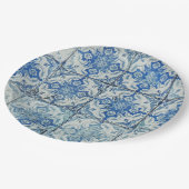 アンティークヴィンテージポルトガルのタイル模様 – Azulejo ペーパープレート (アングル)