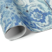 アンティークヴィンテージポルトガルのタイル模様 – Azulejo ラッピングペーパー (ロールコーナー)