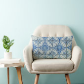 アンティークヴィンテージポルトガルのタイル模様 – Azulejo ランバークッション (椅子)