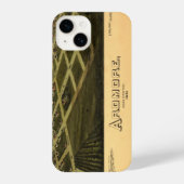 アンティークヴィンテージマップArdmore Oklahoma 1891 iPhoneケース (裏面)