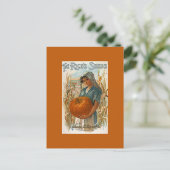 アンティークヴィンテージライスガーデンパンプキンシードPC シーズンポストカード (スタンド正面)