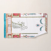 アンティークヴィンテージルイXV王室のフローラ バスタオルセット (ハンドタオル)