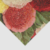 アンティークヴィンテージレッドホワイトピンクイエローローズ 薄葉紙 (詳細)