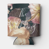 アンティークヴィンテージロマンチック結婚フローラ 缶クーラー (正面)