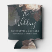 アンティークヴィンテージロマンチック結婚フローラ 缶クーラー (裏面)