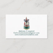 アンティークヴィンテージ収集玩具 名刺 (裏面)