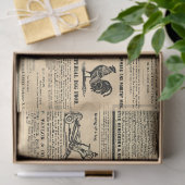 アンティークヴィンテージ園芸用アッドエフエメラセピア 薄葉紙 (ギフト)