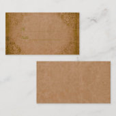 アンティークヴィンテージ旋回フローラテーブル座席表 プレイスカード (正面/裏面)