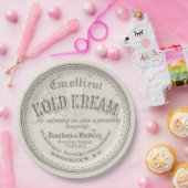 アンティークヴィンテージ美しい広告 ペーパープレート (パーティー)