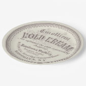 アンティークヴィンテージ美しい広告 ペーパープレート (アングル)