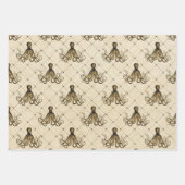 アンティークヴィンテージ 航海の ラッピングペーパーシート (正面)