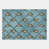 アンティークヴィンテージ 航海の ラッピングペーパーシート (正面2)