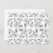 アンティークヴェロピードサイクリックスバイクアートカスタムカラー ポストカード (正面/裏面)