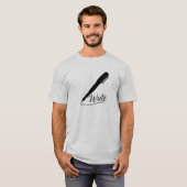 アンティーク万年筆の作家によるシナリオライティング Tシャツ (正面フル)