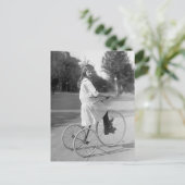 アンティーク三輪車ガール, 1913 ポストカード (スタンド正面)