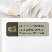 アンティーク不気味レターオータム差出人住所ラベル ラベル (インサイチュ)