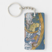 アンティーク世界地図クラウディウス・プトレミー, 1507 キーホルダー (正面)