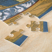 アンティーク世界地図クラウディウス・プトレミー, 1507 ジグソーパズル (側面)