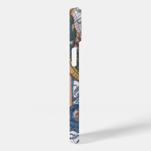 アンティーク世界地図クラウディウス・プトレミー, 1507 Case-Mate iPhoneケース (裏面 / 右)