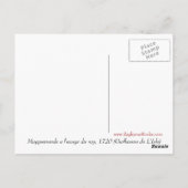 アンティーク世界地図バイギョウメドゥルイスル， 1720 ポストカード (裏面)