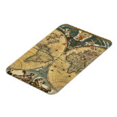 アンティーク世界地図動揺して#2 マグネット (左側)