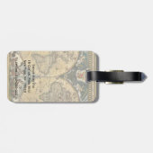 アンティーク世界地図動揺して#2 ラゲッジタグ (裏面横)