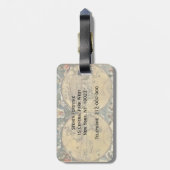 アンティーク世界地図動揺して#2 ラゲッジタグ (裏面縦)