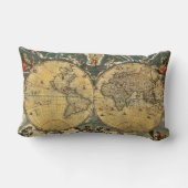 アンティーク世界地図動揺して#2 ランバークッション (裏面)