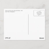 アンティーク世界地図、はがき ポストカード (裏面)