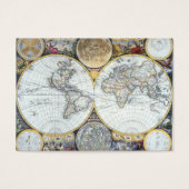 アンティーク世界地図、アトラス・マリティムス by John Seller (正面)