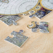 アンティーク世界地図,アトラス・マリティムスby John Seller ジグソーパズル (側面)