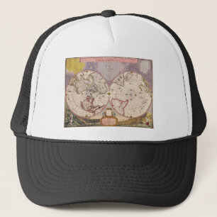 アンティーク世界地図 キャップ