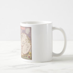 アンティーク世界地図 コーヒーマグカップ