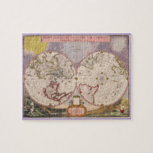 アンティーク世界地図 ジグソーパズル
