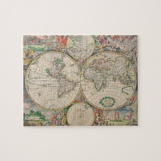アンティーク世界地図 ジグソーパズル (横)