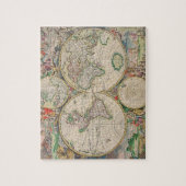 アンティーク世界地図 ジグソーパズル (縦)