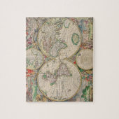 アンティーク世界地図 ジグソーパズル (縦)