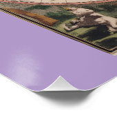 アンティーク世界地図 ポスター (コーナー)