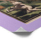 アンティーク世界地図 ポスター (角)